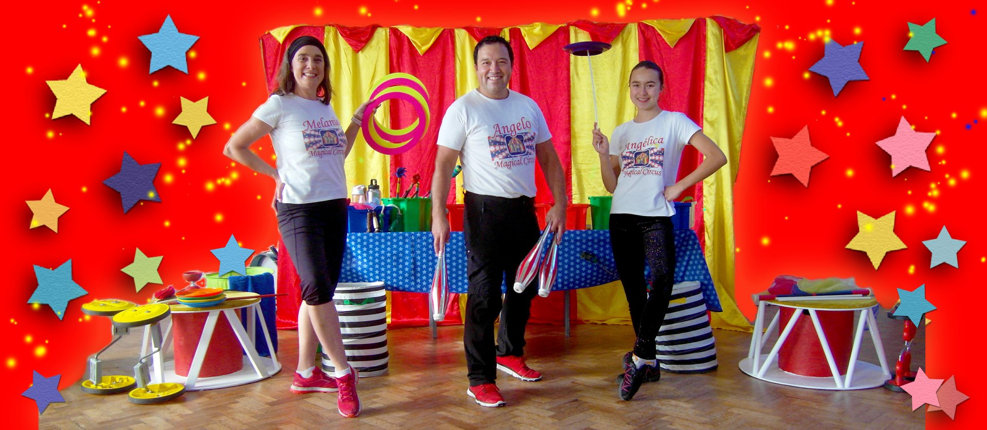 Magical Circus workshops for schools.