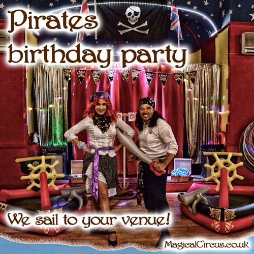 Pirates children's birthday parties